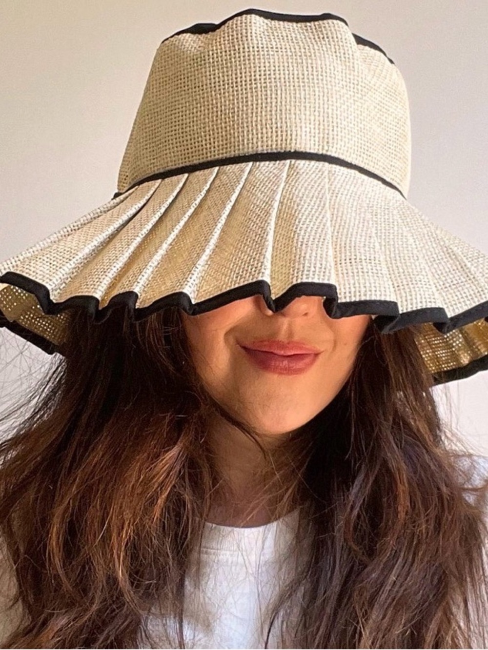 Cuffs Maisie Foldable Pleated Straw Sunhat